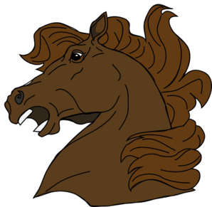 Angry Horse Clip Art